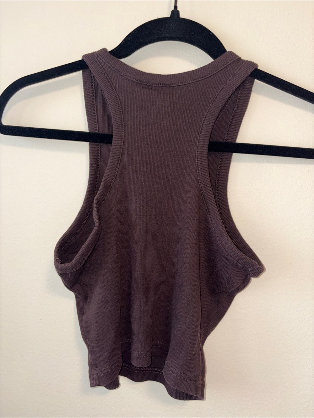 H&M Brown Ribbed Tank Top - Picture 3 of 4